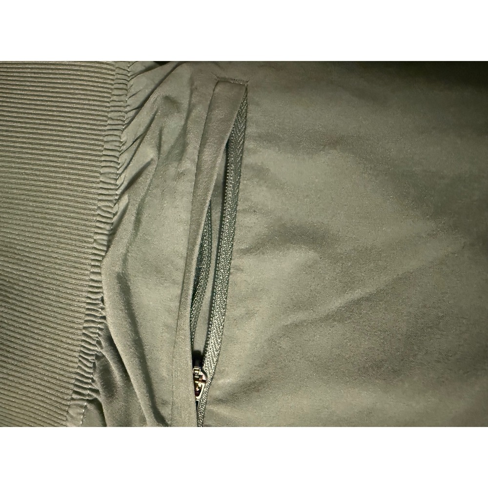 Athleta Green Athleisure Jogger Ankle Pants Women's Brooklyn Sz 6 Ribbed Sides - Picture 10 of 14